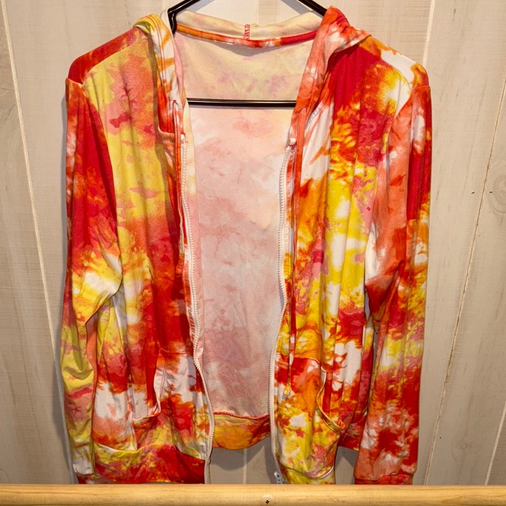Vibrant Tie-Dye Women's Jacket